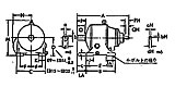 SEZB形　歯車減速機　外形寸法表